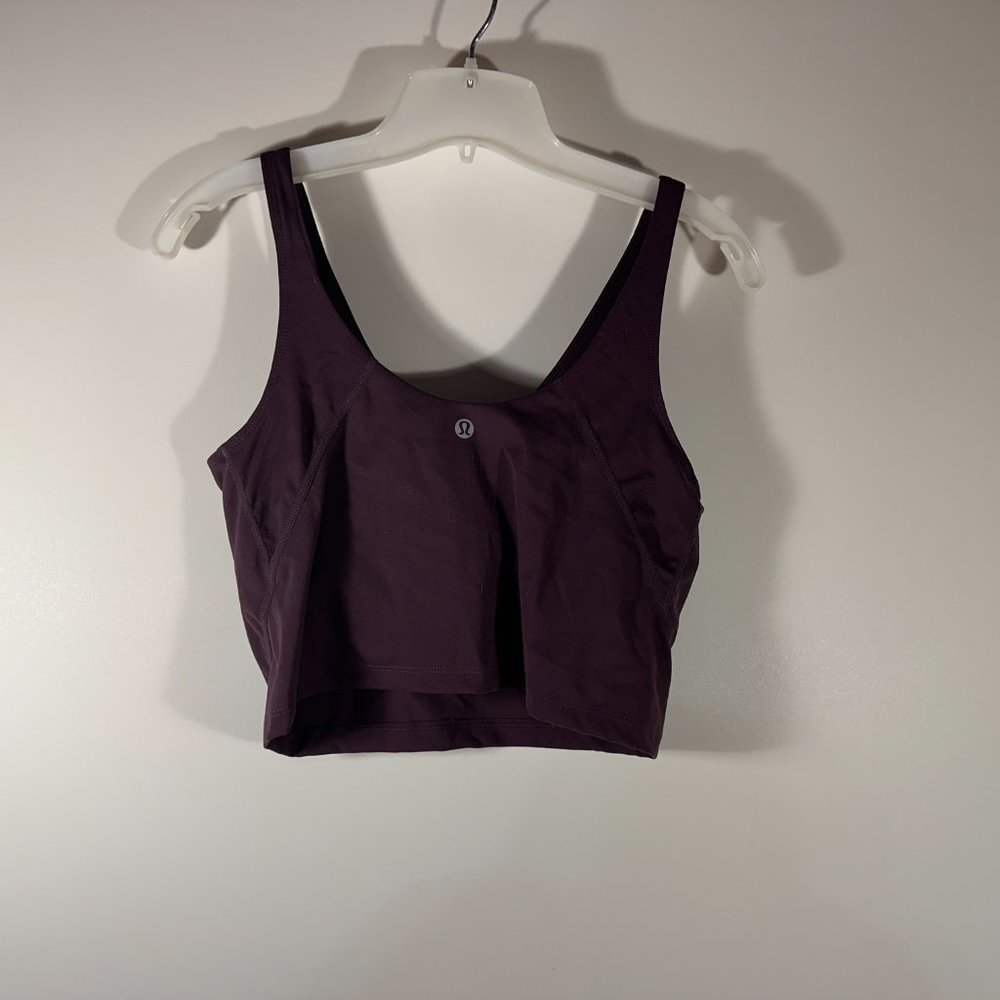 Lululemon Athletica Purple Sports Bra Women Size 8 - Picture 2 of 3